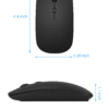 great wall s320 wireless mouse | 2.4ghz ergonomic usb silent mouse for laptop & pc