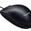 logitech m90 wired usb mouse – reliable optical tracking, plug & play, comfortable design