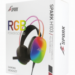 spark gaming headset h103 – rgb gaming headset with noise cancelling mic