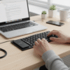 silicone usb keyboard waterproof, rollup silent typing, soft touch, dustproof keyboard