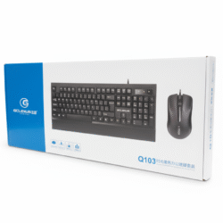 gclexus q103 keyboard and mouse | wired combo for pc & laptop