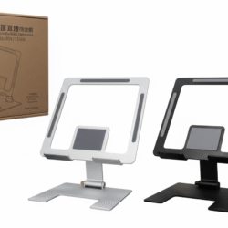 tablet stand desktop aluminum alloy stand for ipad pro, samsung galaxy tab, kindle, iphone cct17
