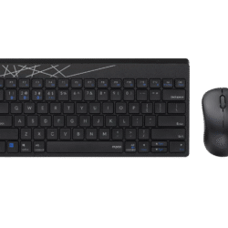 rapoo nx2000 wired usb mouse and keyboard black arabic