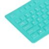 silicone usb keyboard waterproof, rollup silent typing, soft touch, dustproof keyboard