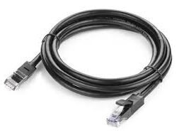 ugreen cat6 ethernet cable 2m – gigabit lan network cable rj45 utp patch cord 1000mbps black (20160)