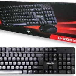 utopia u 200 wireless 2.4ghz keyboard and mouse – ergonomic, reliable, and efficient wireless solution