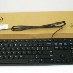 dell wired keyboard kb216 us english and arabic black durable and comfortable typing