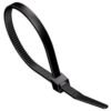 30 cm black cable tie cable management solution