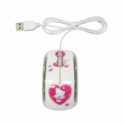 hello kitty usb mini mouse | cute compact wired optical mouse for laptop & pc