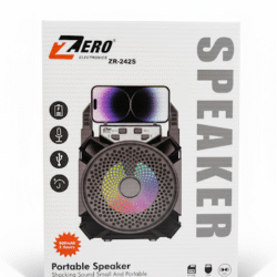 zero zr 242s bluetooth speaker supports memory card, bluetooth, and usb connectivity